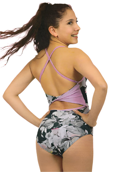 Migaru DL002P Women's Twist Back Camisole Leotard